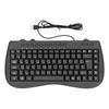 USB Keyboard Durable Plastic 87 Keys KB‑301B Keypads General Ergonomically Computer