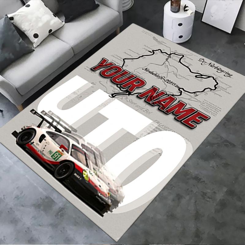 Custom Name Nürburgring Carpet Rug for Living Room Bedroom Home Sofa Decoration,Kids play Non-slip Floor Mat