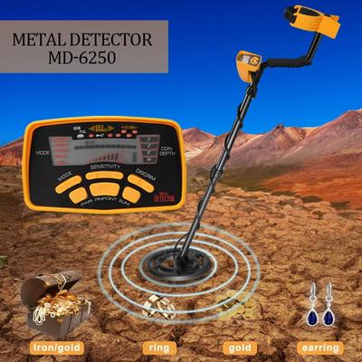 Новый детектор металла Hunter MD-6250, подземный детектор золота, портативный металлоискатель с регулируемой длиной, GP-указатель для охотника за сокровищами