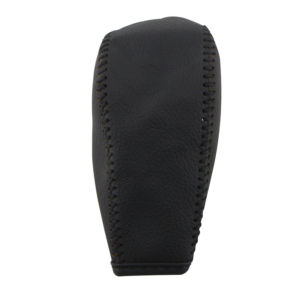 Кожаный чехол для защиты ручки переключения передач автомобиля-автомата, воротники для переключения передач для Ford Focus MK2 Fiesta 2005-2012, аксессуары для стайлинга автомобиля