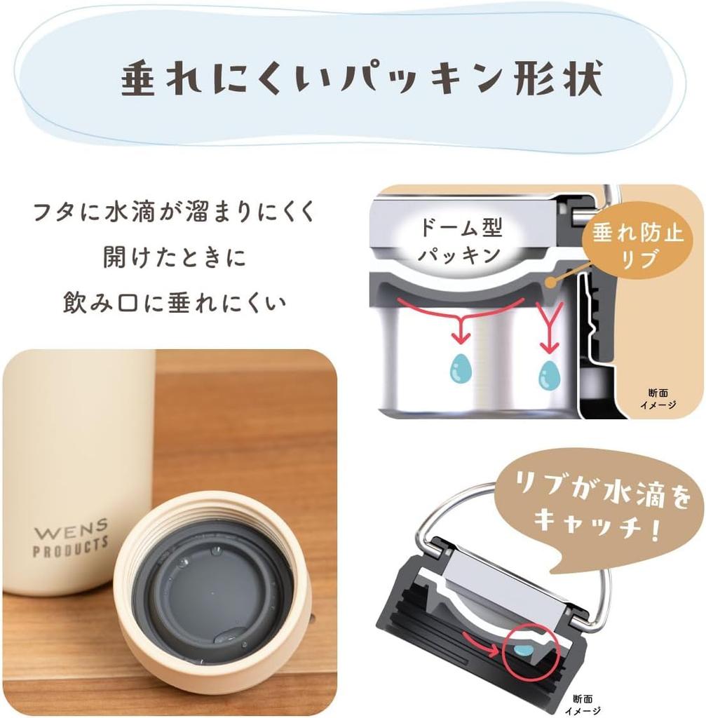 Atlas Water Stainless with Integrated Seamless Direct Easy To Outdoor Bottle, 530ml, Insulated, Steel, Gasket, Screw-On Design, Handle, Drinking,