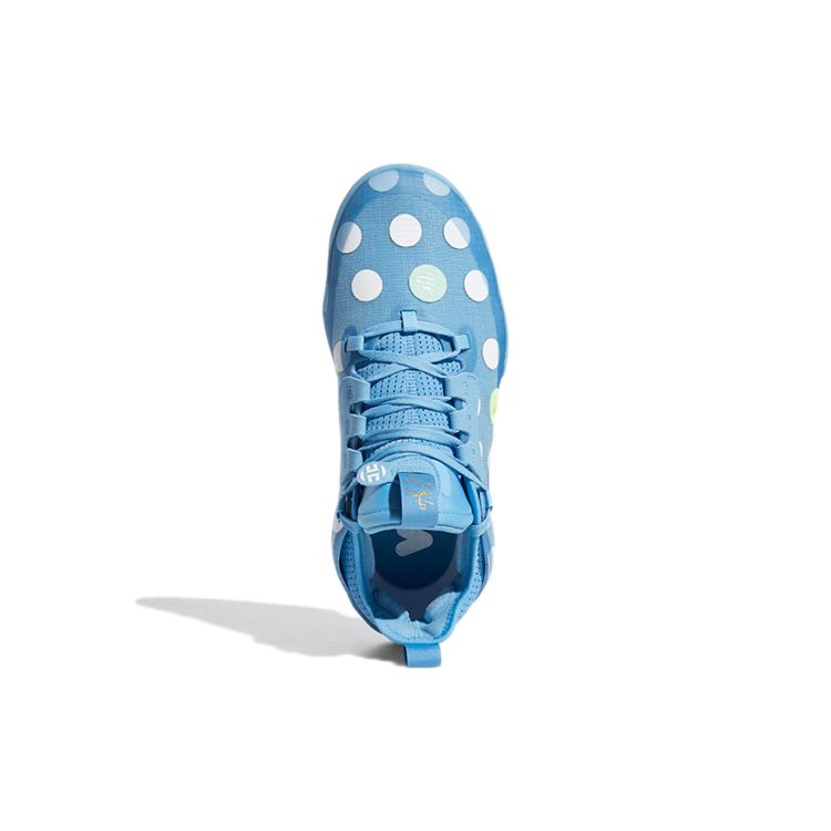 adidas Харден Вол. 5 Futurenatural Polka Dot — Team Light Blue Мужские кроссовки Темно-синяя обувь — Белый GX6146
