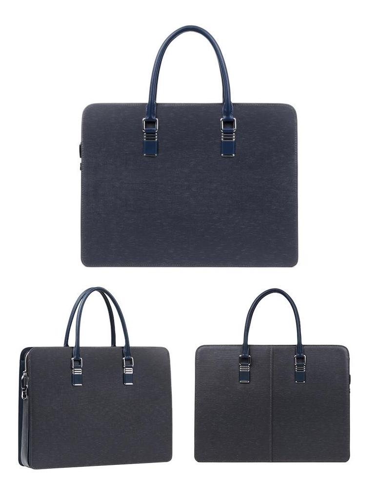 Мужской портфель из натуральной кожи с защитой от кражи и кодовым замком – Многофункциональная сумка для ноутбука из коровьей кожи