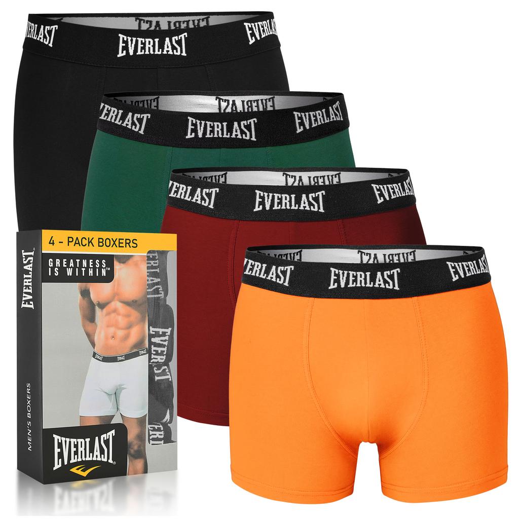EVERLAST Мужские боксеры Ev004 Микс Цветов Хлопок 4 Штуки