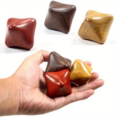 Деревянный шестигранный кубик-ролик для рефлексотерапии, инструменты для массажной терапии всего тела, для антицеллюлитного массажа, лимфодренажа, расслабления мышц