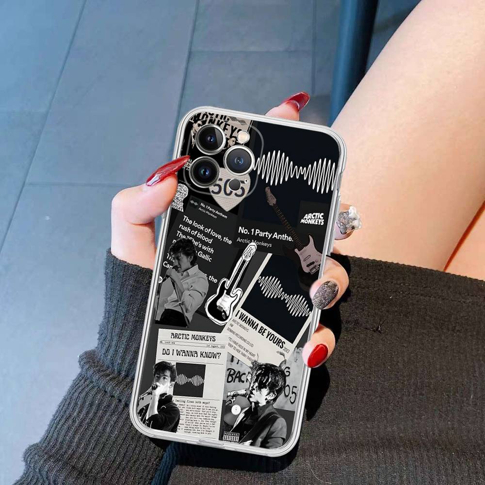 Чехол для iPhone 17 16 15 Pro Max 11 12 13 14 Pro Plus с изображением рок-группы A-Arctic M-Monkeys