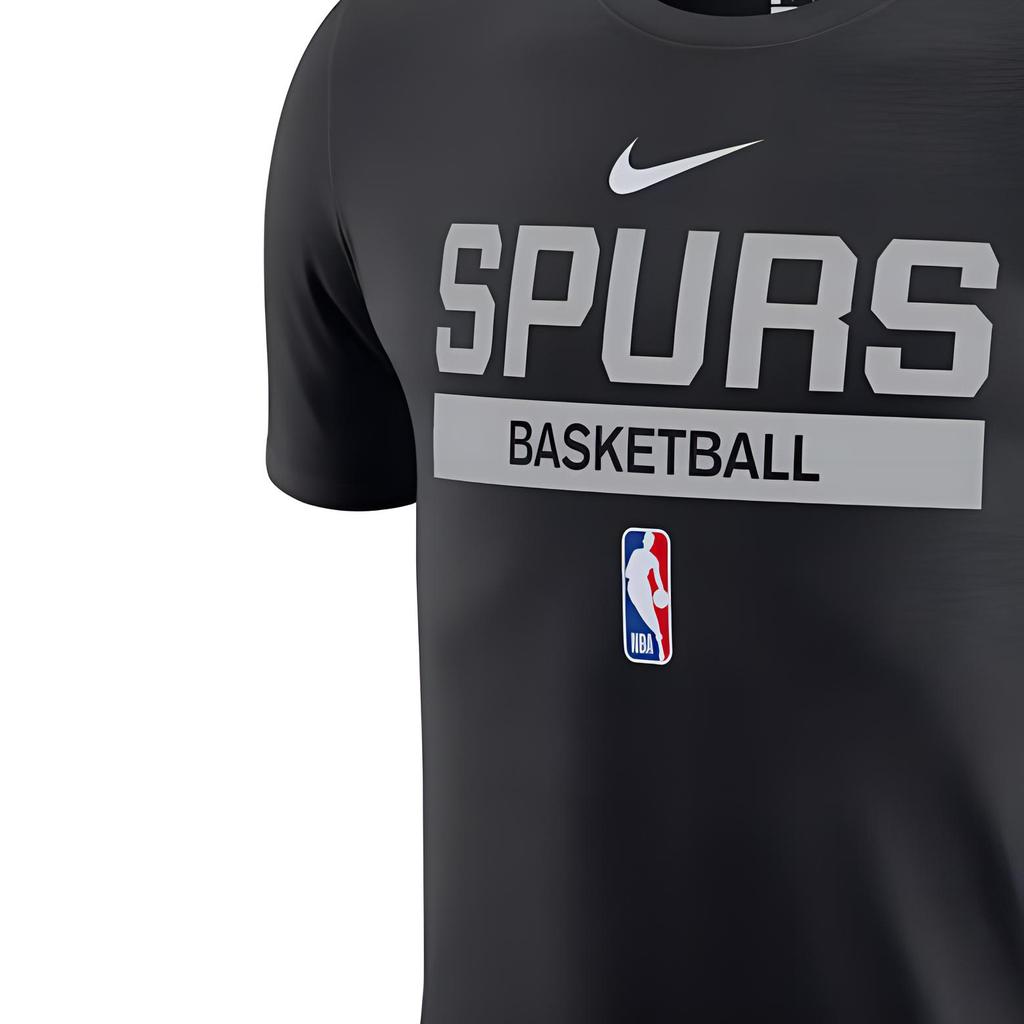 Nike Повседневная футболка с коротким рукавом с буквенным принтом, мужские топы, черные DR6487-010