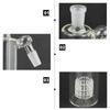 14Mm Ash Catcher 45 Degree Glass Water Bong Thick Pyrex Glass Bubbler
