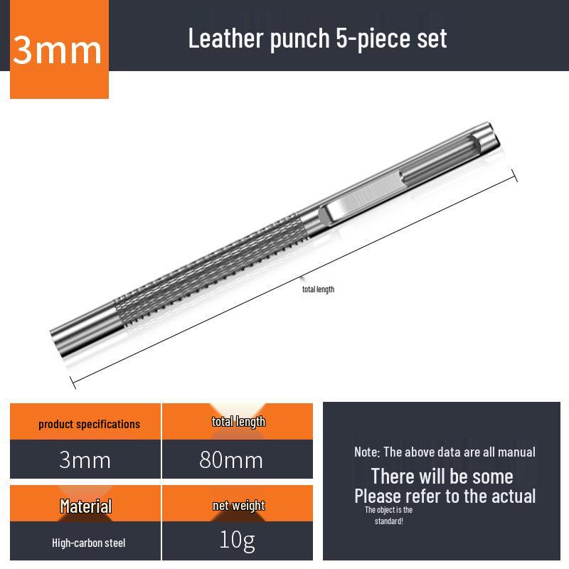 Прямой удар: Компактный ручной инструмент для пробивания отверстий из кожи и липы для ремней и ремешков для часов