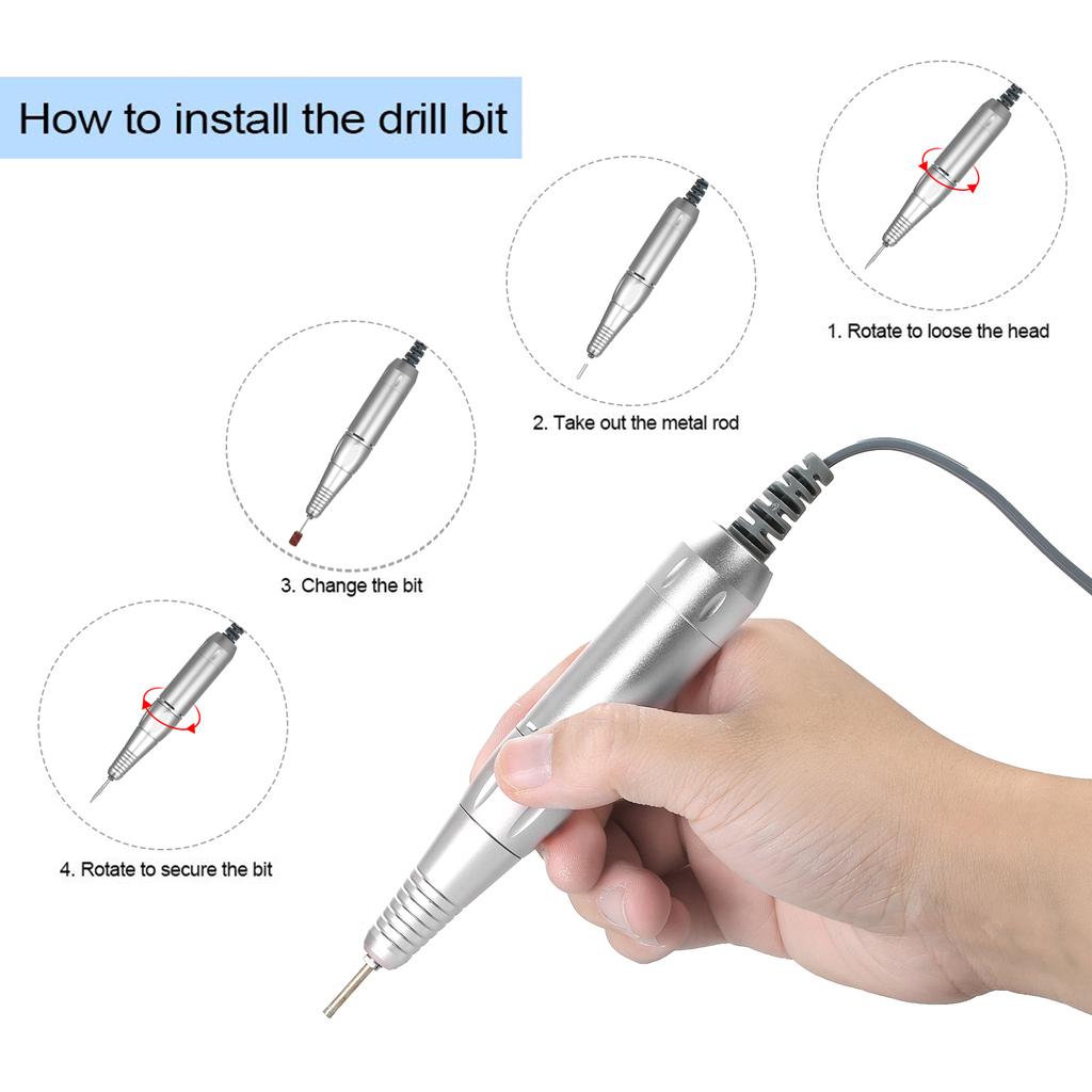 Профессиональная электрическая шлифовальная машинка для маникюра