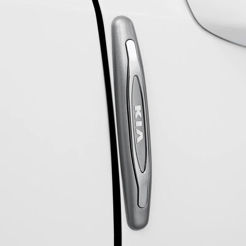 4PCS Car Door Anti-collision Bumper Strip Guards Side Protector for KIA Sportage Ceed Rio Soul Picanto K5 K9 Sorento Optima ahj546