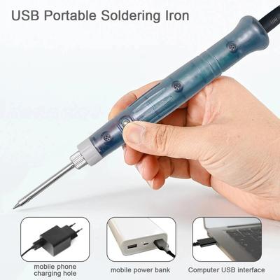 Паяльник 5 В Портативный Мини USB Бытовой Электронный Ремонт Пайка Сварочный Инструмент Студенческий Электрический Паяльник Комбинация