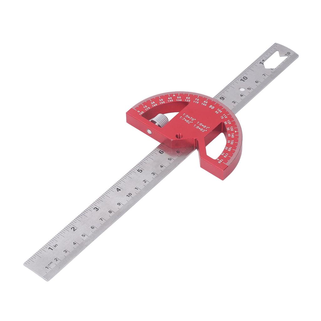 Деревообрабатывающая угловая линейка Высокоточный магнитный многофункциональный угломер для столярных работ