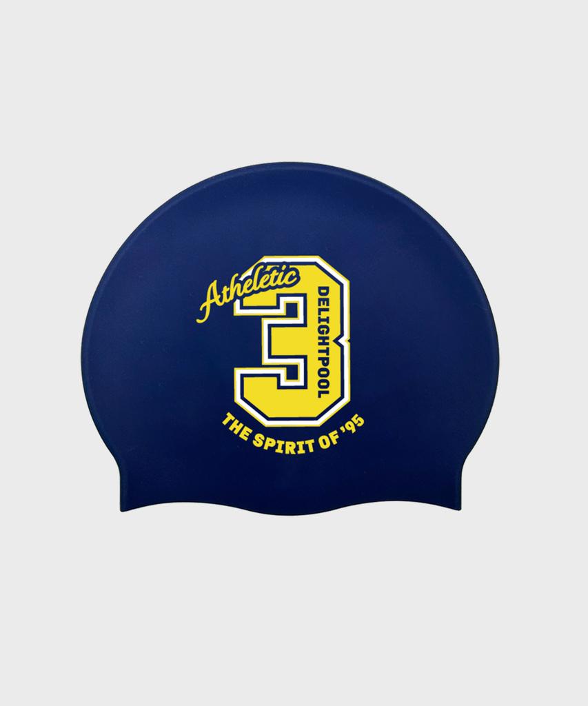 Шапочка для плавания Dillaispul Varsity 3 - Темно-синяя