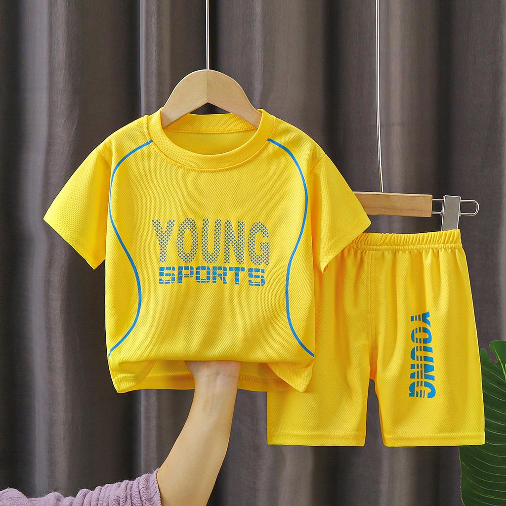 Kids' Basketball Suit Summer Quick-drying Suit for Girls Boys' Training Suit