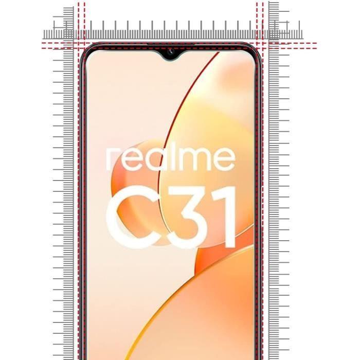 Закаленное Стекло для Realme C31 4G [Набор 2 шт.] Защитная Пленка Стекло для Экрана Phonillico®