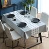 Forhomelife Vinyl Tablecloth, Stylish PVC, Water-Repellent, Nordic Style, Waterproof, Oil-Proof, Stain-Resistant, Durable, Heat-Resistant, Heavyweight