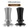 51/53/58mm Coffee Tamper Stainless Steel Coffee Powder Constant Press Hammer with Scale Flat/Thread Base Espresso Accessories