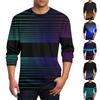 Men's T Shirt O-Neck Clothing Apparel Outdoor Long Sleeve Print Fashion Designer Vintage