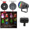 Christmas Projector USB Power LED Fairy Light Indoor 16 Pattern Dynamic Projection Night Lamp for Bedroom Room Party Xmas Decor