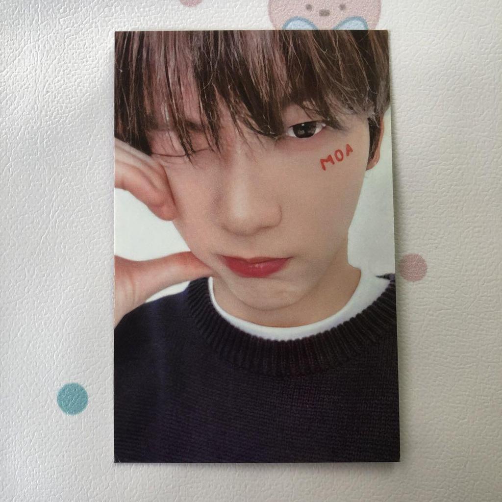 [Б/У] TXT Субин ФАНЛАЙВ MOAZONE Санок Фотокарточка