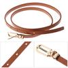 Women Sweater Candy Color Thin Skinny Waistband Adjustable Belt Dress Strap Faux Leather Belts