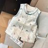 Spring and Autumn Embroidered Vest Vest Women's High-end Sense Beautiful Inner Vest 2025 New High-end