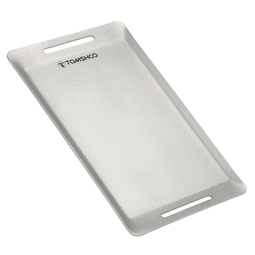 TOMSHOO Мини-сковорода для гриля из нержавеющей стали, уличная гриль-сковорода для барбекю, пикника, разделочная доска для кемпинга, пешего туризма, пешего туризма