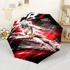 Ronaldo's Rise Above All Ambition Outdoor Automatic Umbrella Retractable Design with 8-Rib Durability Lightweight All-Season Umbrella for Travel