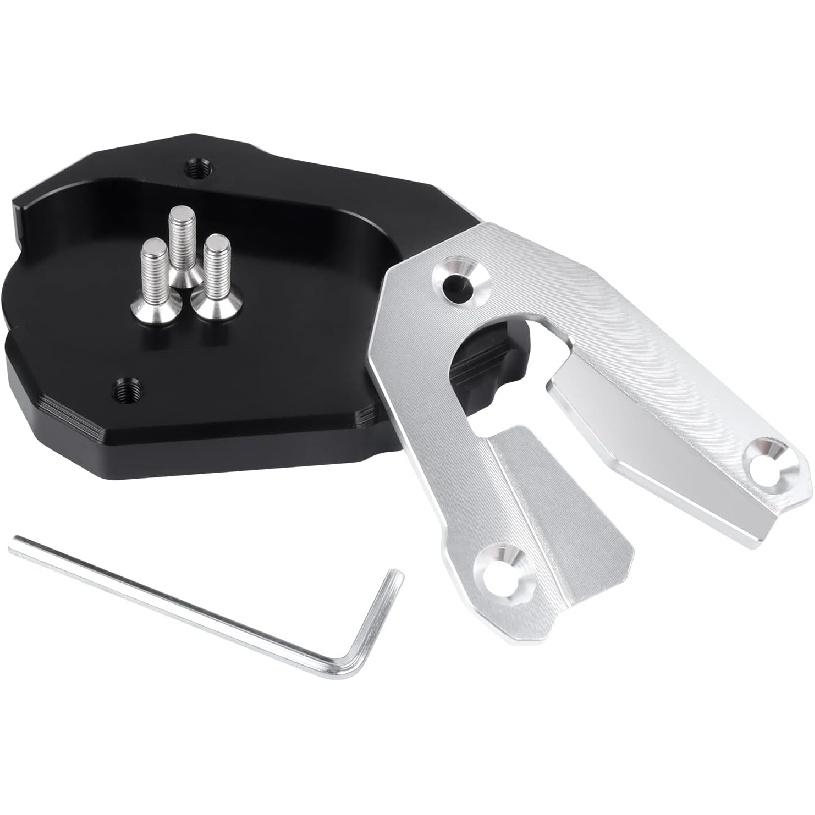 Motorcycle Kickstand Pad Enlarger Extension Side Stand Plate Foot Pad Replacement for Tiger 900 Tiger 900GT 2020-2025 Tiger 900 Rally/Tiger 900 Rally