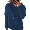 Fashionable Women's Knitted Sweater Lazy Style Loose Slim Hoodie Sweater
