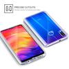 Силиконовый чехол для телефона с полным покрытием на 360° для iPhone Samsung Huawei Honor Xiaomi Redmi OPPO OnePlus с защитой от падения Прозрачный гибридный жесткий чехол для ПК