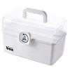 Pill Box Medicine Kit Organizer Storage Box Dust-proof Tackle Box Emergency Box  Desktop Storage
