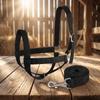 Heavy Duty Cow Halter with Lead Adjustable Livestock Strap Calf Training Rope  Farm Use