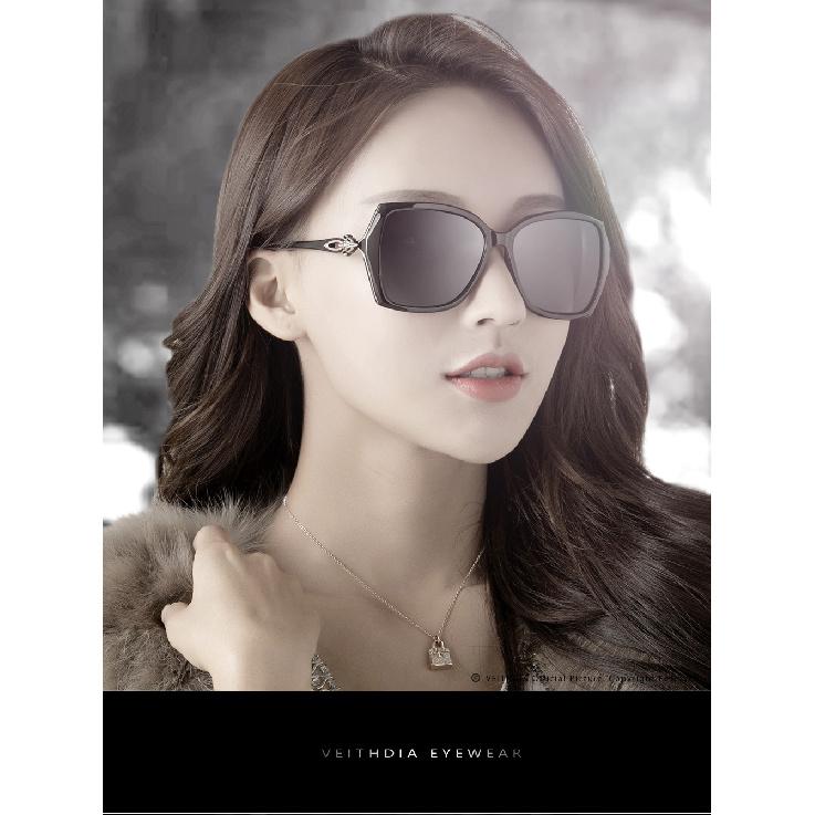 Women's diamond-studded fox polarized sunglasses driver's sunglasses 3039