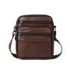 Мужская сумка-мессенджер через плечо из натуральной кожи