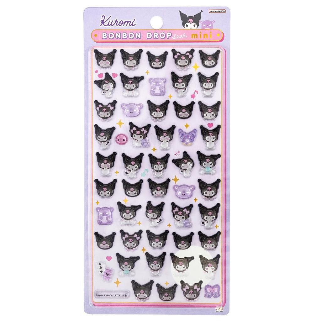 Sun-Star Stationery My Melody Sanrio Characters Goods Bonbon Drop Seal Mini Kuromi S8815127