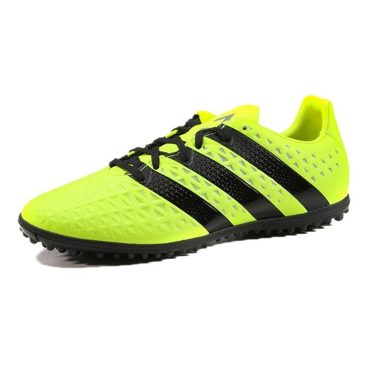 Adidas Ace 16.3 Tf Прочные Нескользящие Низкие Спортивные Футбольные Бутсы Мужские Футбольные Бутсы Желто-Черные S31960