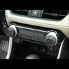 ABS Carbon Fiber Style Central Middle Air AC Conditioning Control Panel Cover Trim for Toyota RAV4 XA50 -2024 Interior Parts