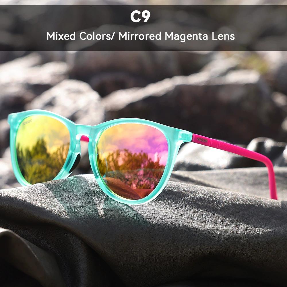 New KDEAM Brand Simple Stylish Design Vintage Men Polarized Sunglasses Fashion Women Oval Glasses Filter Reflected Light Eyewear