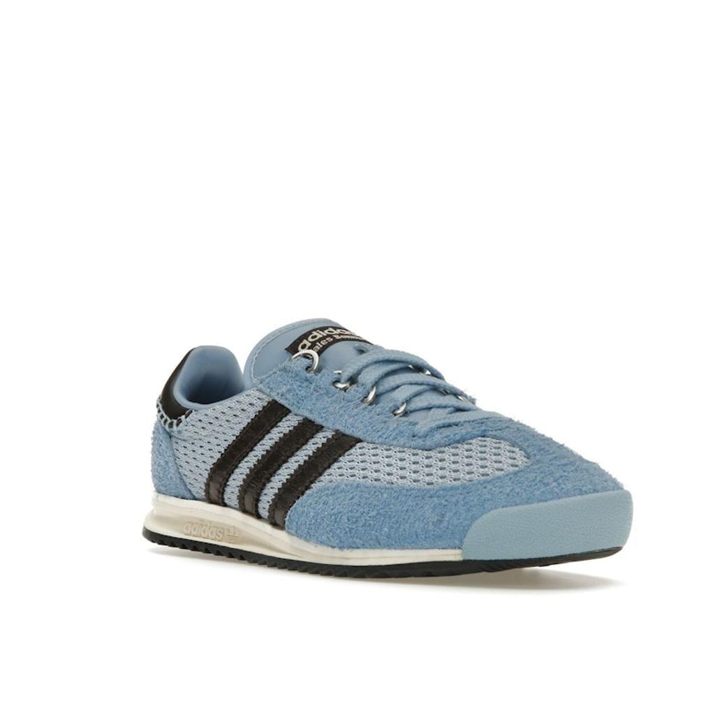 Унисекс кроссовки Wales Bonner x adidas SL 76 пепельно-голубые/черные IH3262
