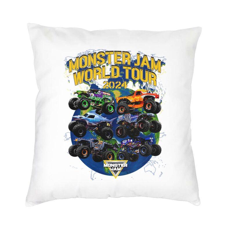 Чехол на подушку Monster Jam Grave Digger Монстр-трак 40x40 см Декоративный чехол для декоративной подушки с 3D-печатью для дивана, двусторонний