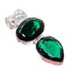 Chrome Diopside Gemstone Handmade 925 Sterling Silver Jewelry Pendant 2.17" AH-930