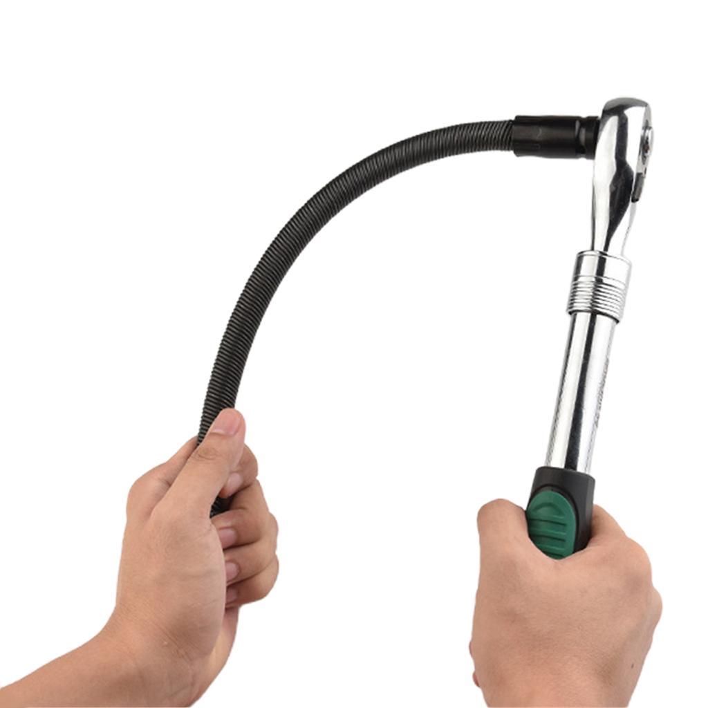 2 шт., гибкий удлинитель головки, трещотка, гибкий набор удлинителей, гибкий эластичный шарнир, соединительное звено для головки