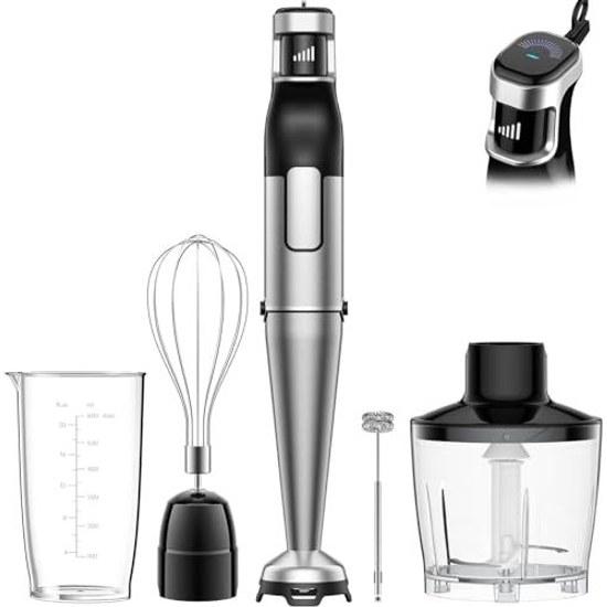 Blender20000rpm fastest Can crush iceFor baby food cooking Hand mixer Electric whisk blender processor Pot scratch prevention Stepless speed control