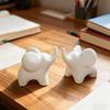 Миниатюрная фигурка слона, Минималистичная 3D-печатная статуэтка слона, Слон на удачу, Коллекционный орнамент для современного дома, Декор для офиса