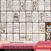 Трафареты с буквами для DIY-раскрашивания вырезов, искусства, граффити и ведения дневника