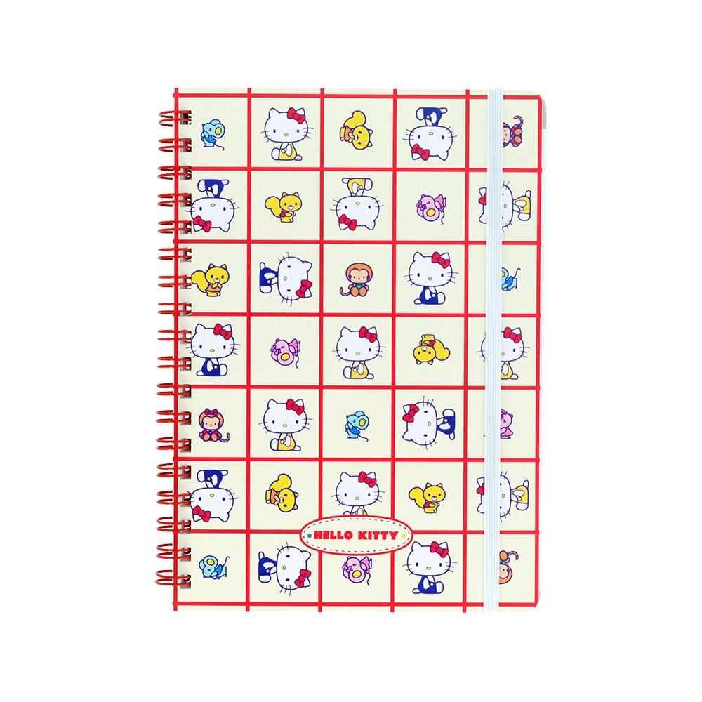 Stationery Hello Kitty Sanrio Characters Charm Spiral Notebook B6 S2643499 Sun-Star