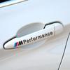 4 шт. Прозрачные 3D наклейки на ручки дверей автомобиля для BMW M M3 M4 M5 E39 E60 E90 E46 E36 X1 X5 X3 X7 X6 F10 F20 F30 G20 G30 Performance