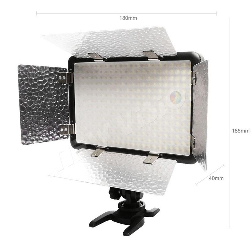 Godox LED308C II LED308 3300K-5600K LED Video Light Lamp for DV Camcorder Camera+NP770 4400Ahm Battery & Charger